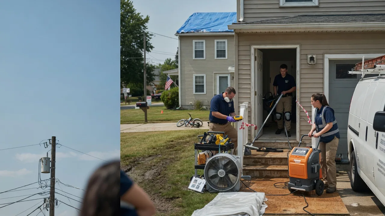 Water Damage Repair in Dane, WI near me